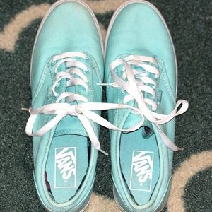 Turquoise Blue Vans